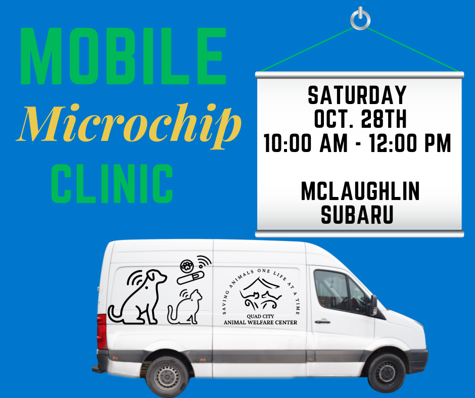 Subaru mobile microchip clinic